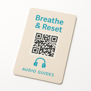 Lotus Dream Audio-Guides - Breathe & Reset (QR/Download) - Geführte Atem- & Body-Scan-Sessions (5–20 Min.)