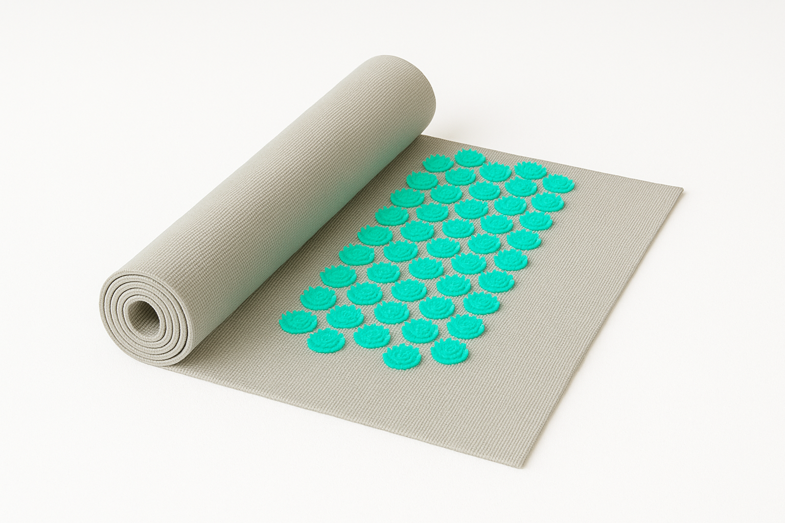 Lotus Dream Rutschfeste Yoga-Matte - Flow Base - Griffige, gelenkschonende Matte als Basis fürs Dehnen vor/nach der Akupressur.