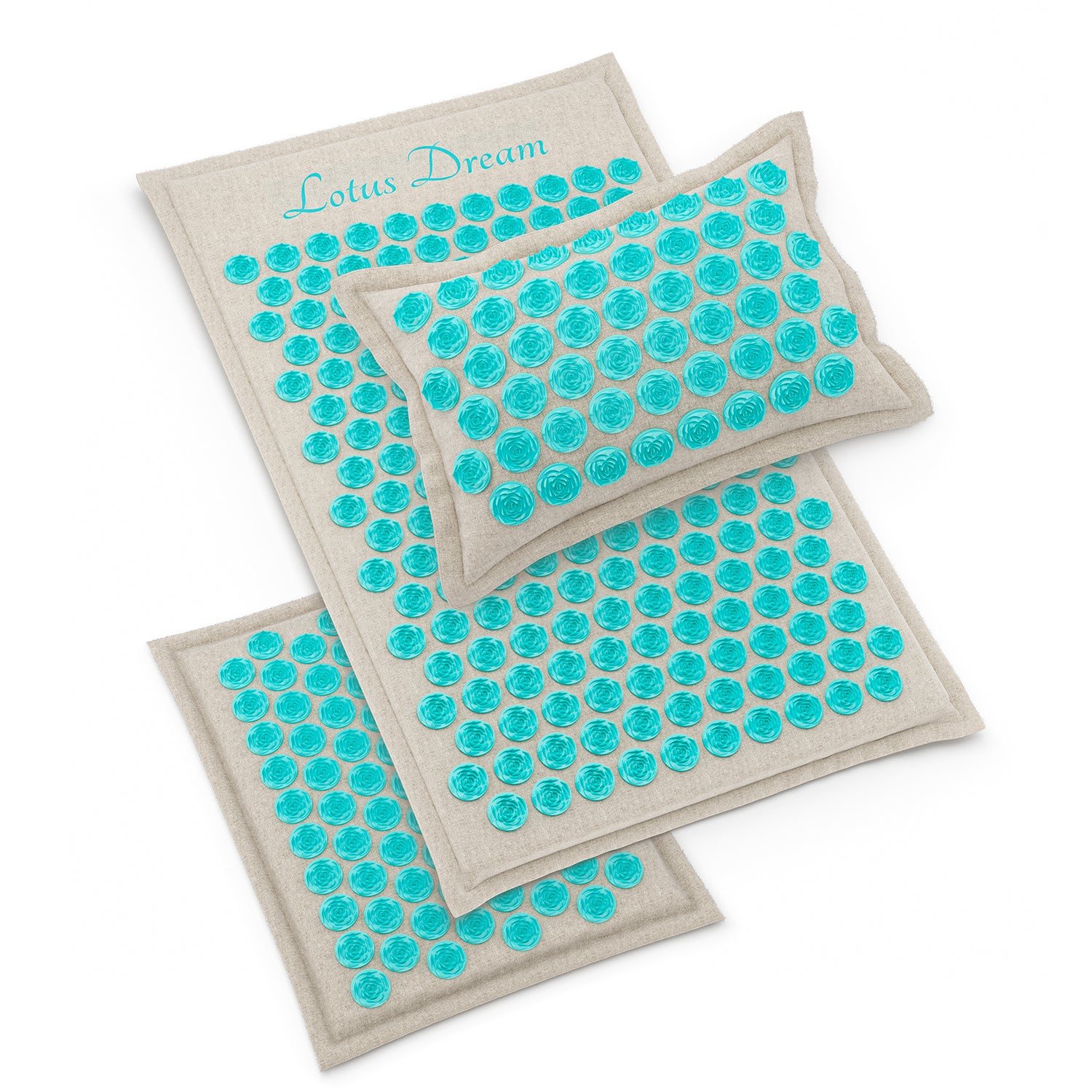 Akupressurset - Akupressurmatte mit Akupressurkissen zur Entspannung 