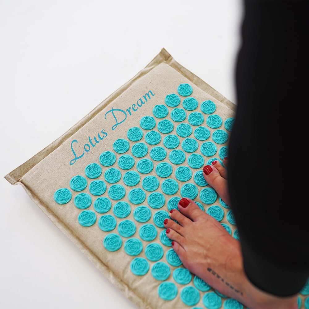 Akupressurmatte Fußkissen